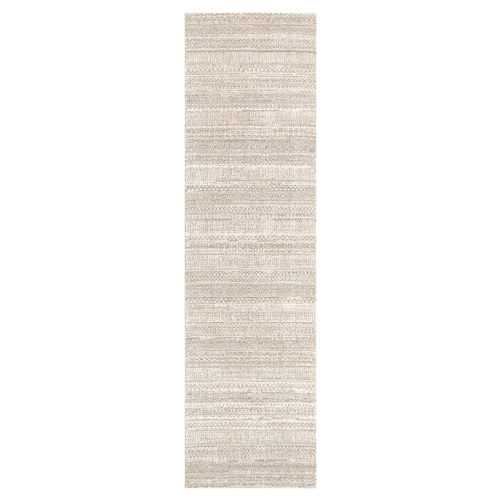 Clara Distressed Tribal Beige Rug - C101
