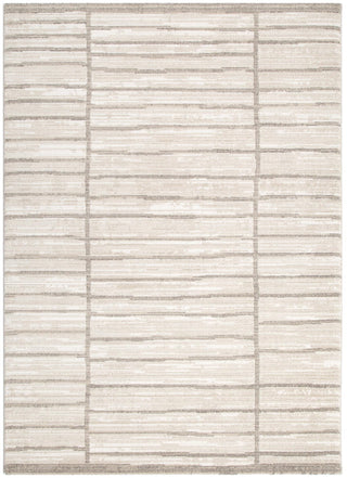 Aster Distressed Thick Lines Beige Grey Rug