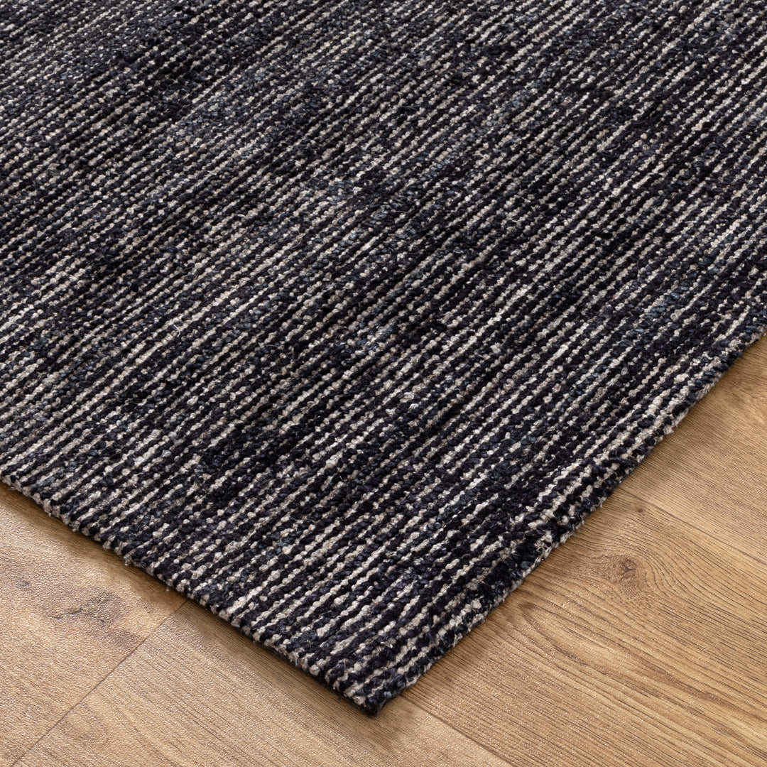 Norah Charcoal Black Rug