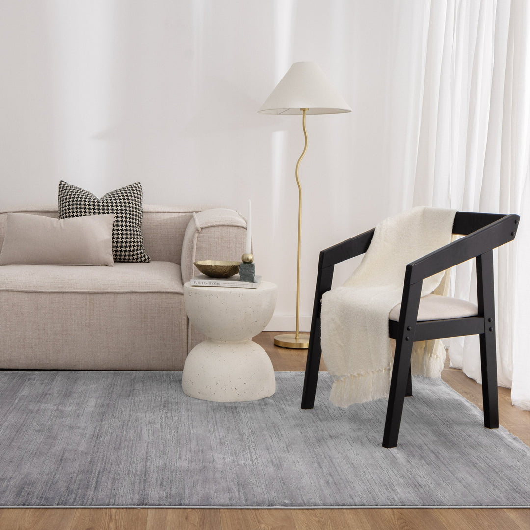 Chateau Distressed Grey Rug - CH01