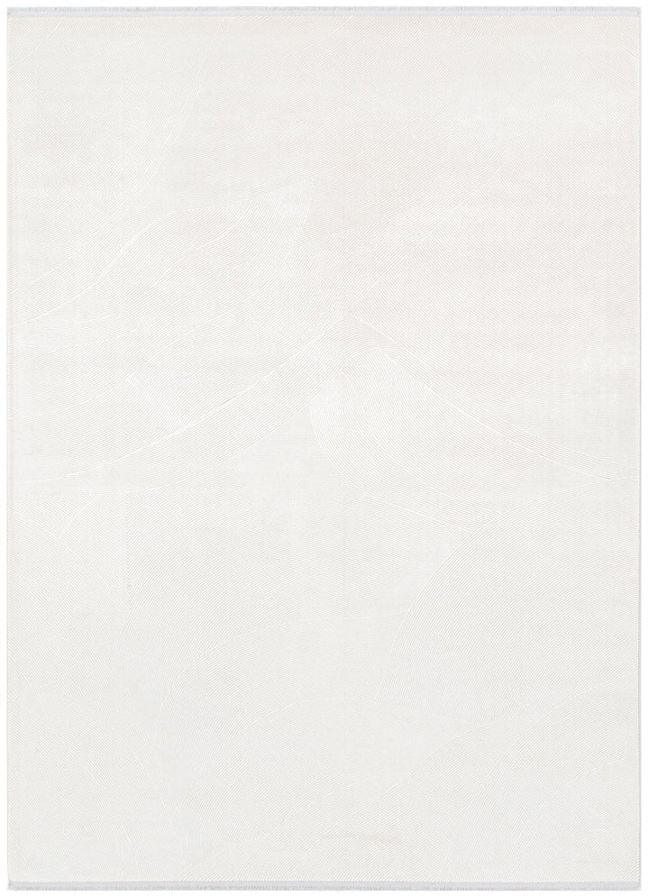 Chateau Geometric Lines White Rug - CH03