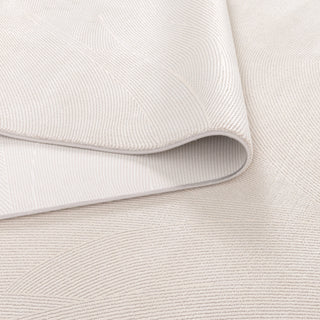 Aurelia Geometric Lines White Rug