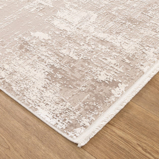 Aurelia Distressed Beige and White Rug