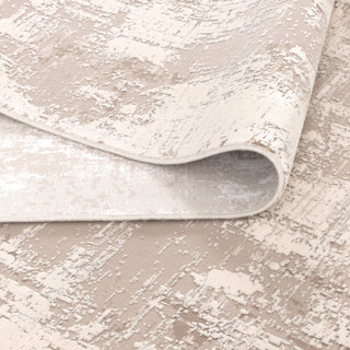 Aurelia Distressed Beige and White Rug