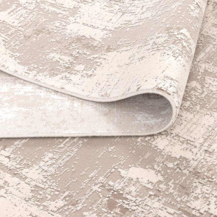 Chateau Distressed Beige and White Rug - CH07