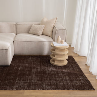 Alfie Chocolate Brown Indoor Outdoor Rug