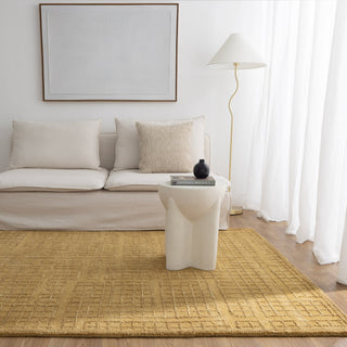 Dawes Citron Knitted Wool Rug
