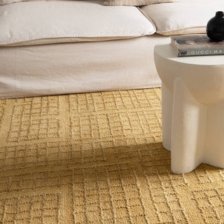Dawes Citron Knitted Wool Rug