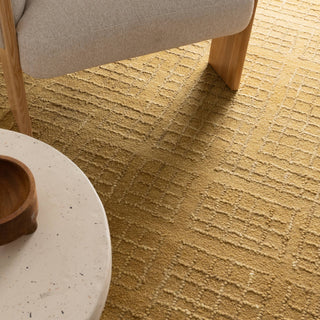 Dawes Citron Knitted Wool Rug