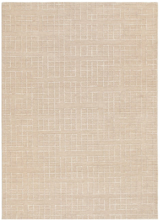 Dawes  Beige Knitted Wool Rug