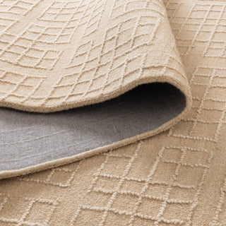 Dawes  Beige Knitted Wool Rug