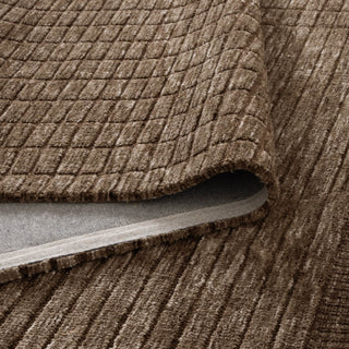 Wren Carved Rug - Brown