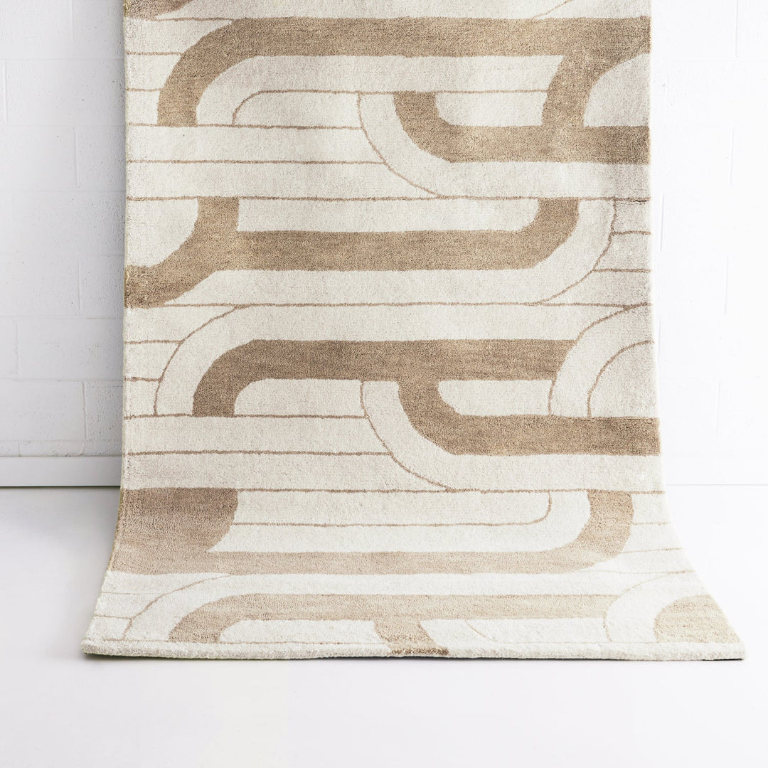 Sand Wool Area Rug Belle Ivory Sand Wool Rug: Luxury – Wild Yarn