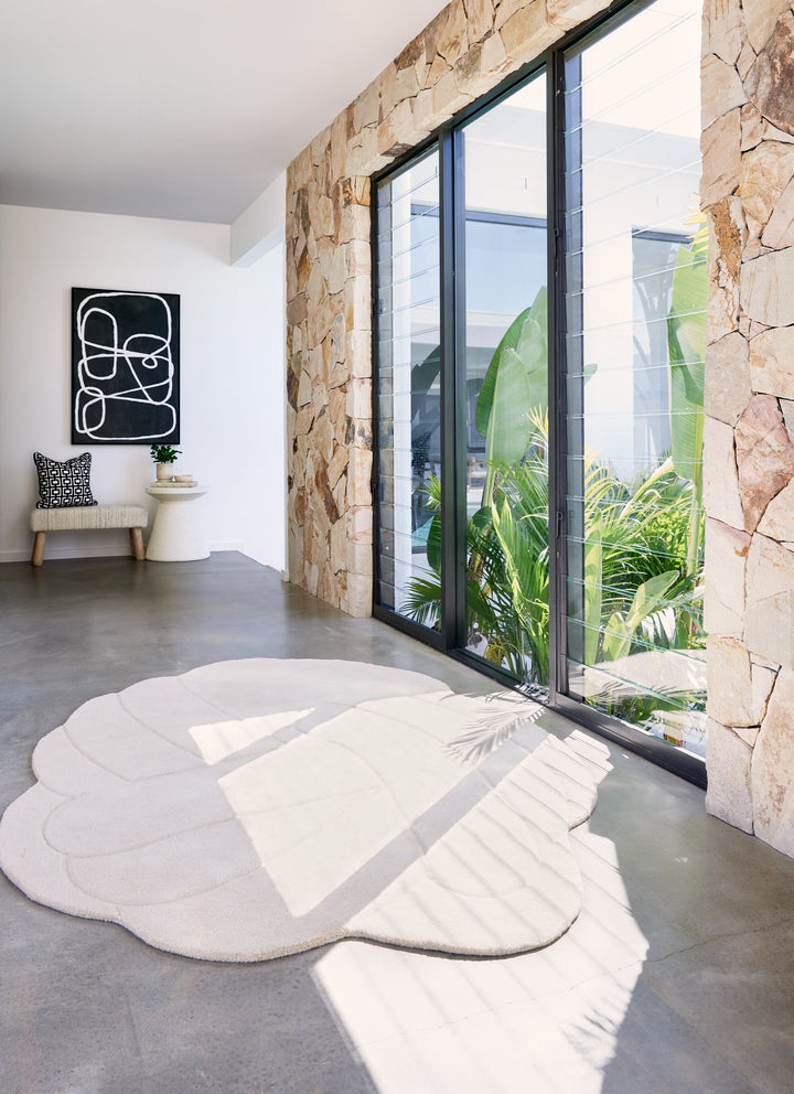 Coral Beige Wool Rug MYHOMECOLLECTION