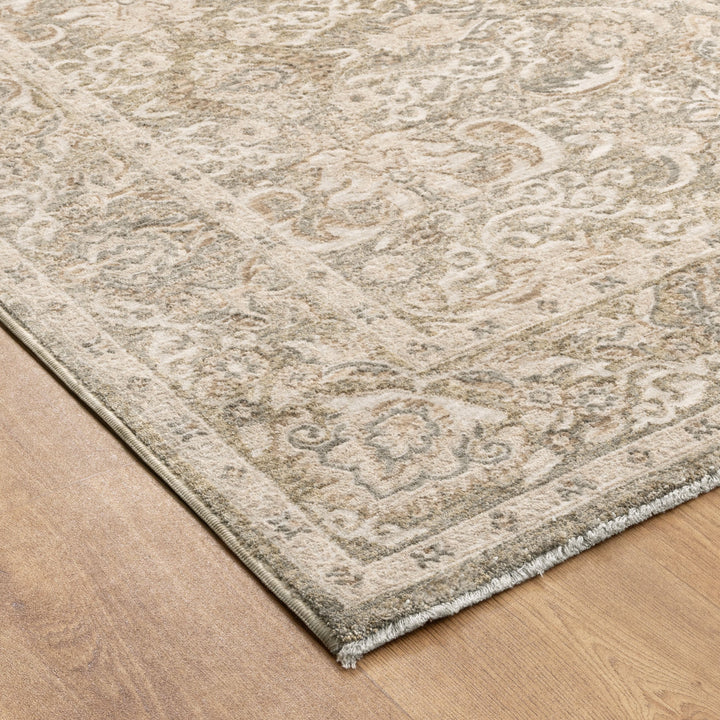 Gwen Regal Green Beige Vintage Rug