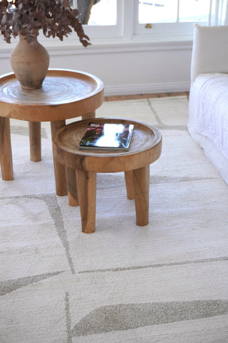 Matilda Abstract Beige Rug