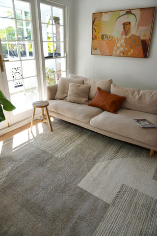 Matilda Geometric Grey Rug