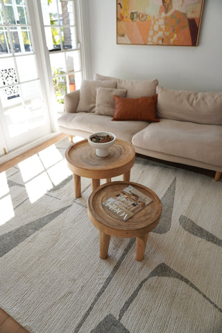 Matilda Abstract Grey Rug