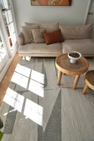 Matilda Abstract Grey Rug