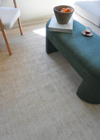 Byron Beige Wool Custom Size Rug