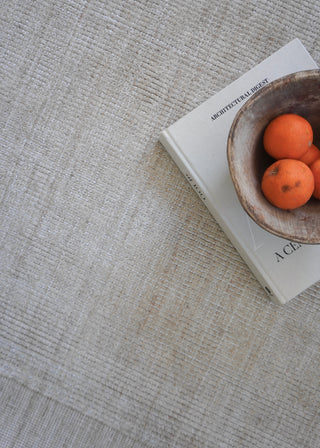 Byron Beige Wool Custom Size Rug