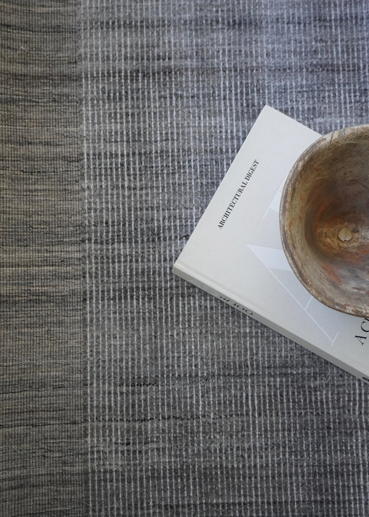 Byron Charcoal Wool Rug