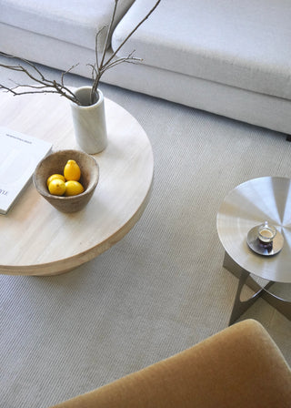 Byron Ivory Wool Custom Size Rug