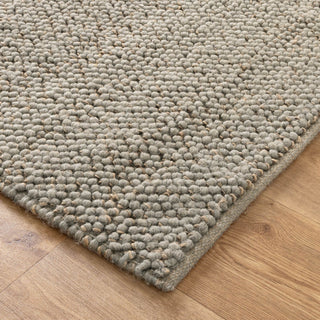 Weave Duck Egg Blue Jute and Wool Rug