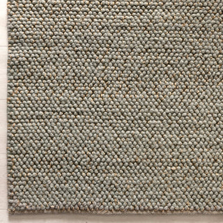 Weave Duck Egg Blue Jute and Wool Rug