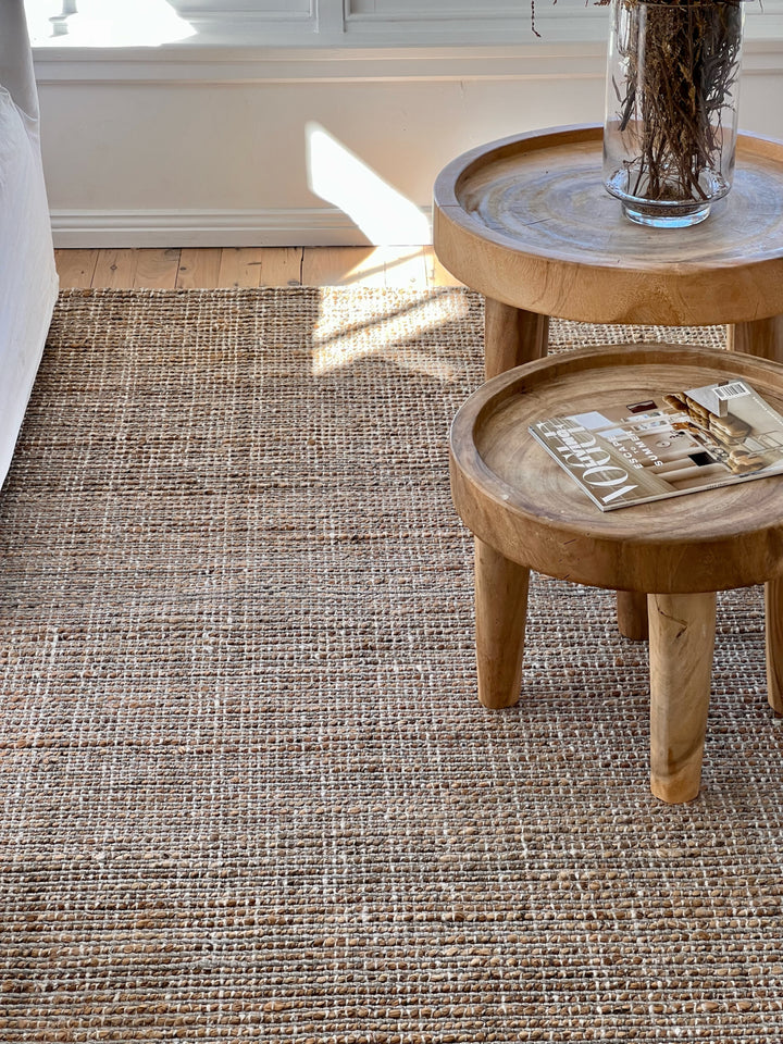 Briar Jute & Wool Light Grey Rug
