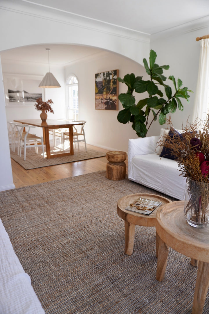 Briar Jute & Wool Light Grey Rug