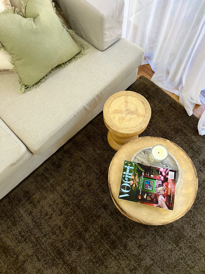 Essentials Vintage Olive Rug