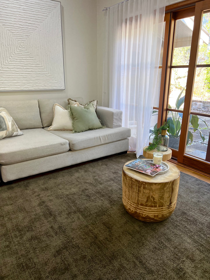 Essentials Vintage Olive Rug