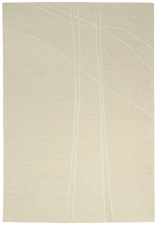 Metro Crossroads Beige Wool rug