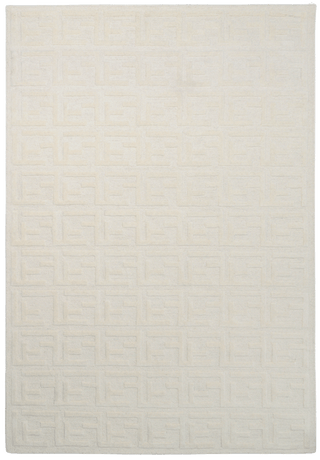 Metro Monogram Cream Wool rug