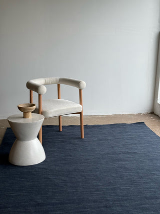 Neo Ink Flatweave Wool Rug