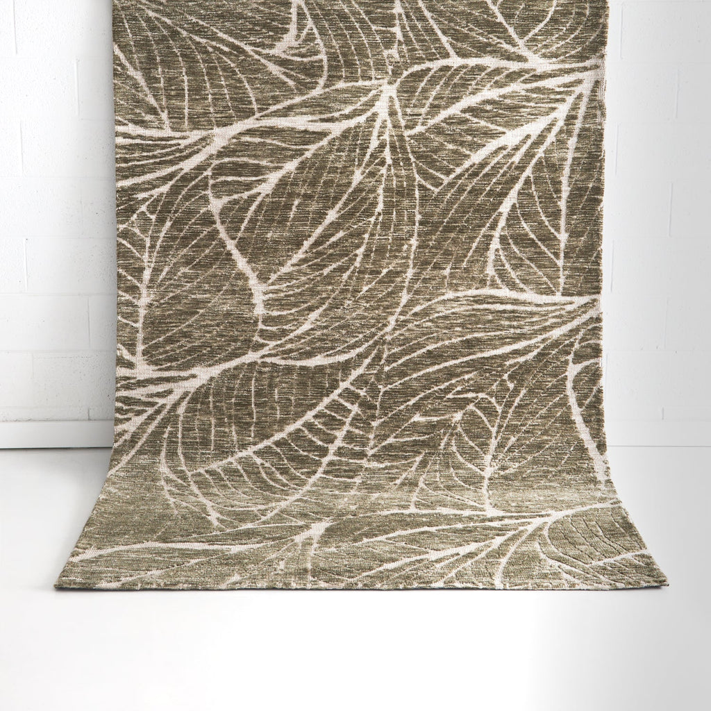 Florey Green Floor Rug DREAMHOME