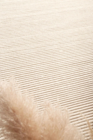 Petrus Cord Hand Loomed Wool Ivory Rug
