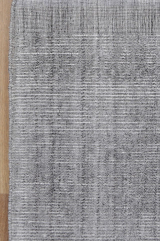 Byron Grey Wool Custom Size Rug