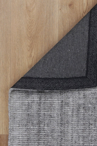 Byron Grey Wool Custom Size Rug