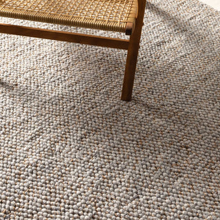 Weave Grey Jute and Wool Rug