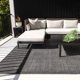 Alfie Grey Indoor Outdoor Rug