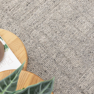Arlo Grey Modern Wool Blend Rug
