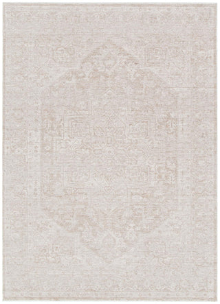 Olay Distressed Medallion Beige Rug