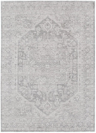 Olay Distressed Medallion Grey Rug