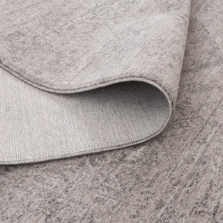 Olay Distressed Medallion Grey Rug