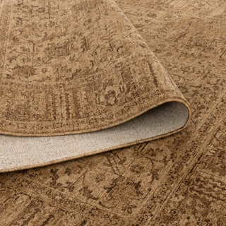 Olay Distressed Border Mustard Rug