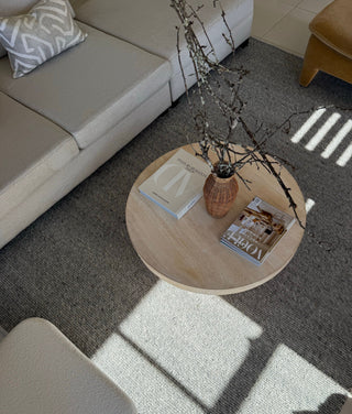 Sola Grey Wool Custom Size Rug