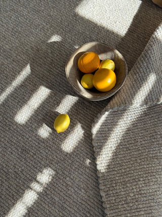 Sola Grey Wool Custom Size Rug