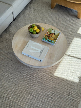 Cassie Grey Textured Wool Rug